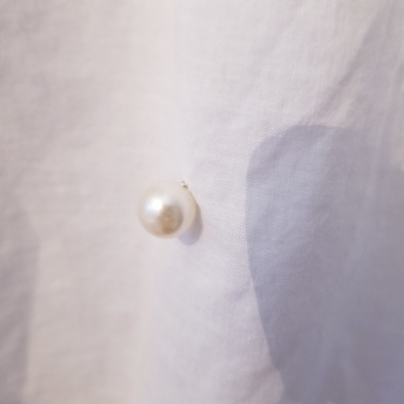 Faux Punched Pearl Top S/M - Picture 4 of 7